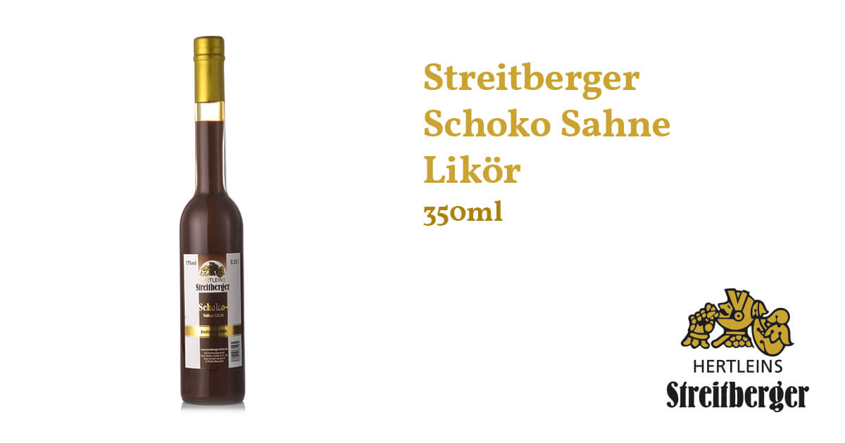Streitberger Schoko-Sahne-Likör (350ml)
